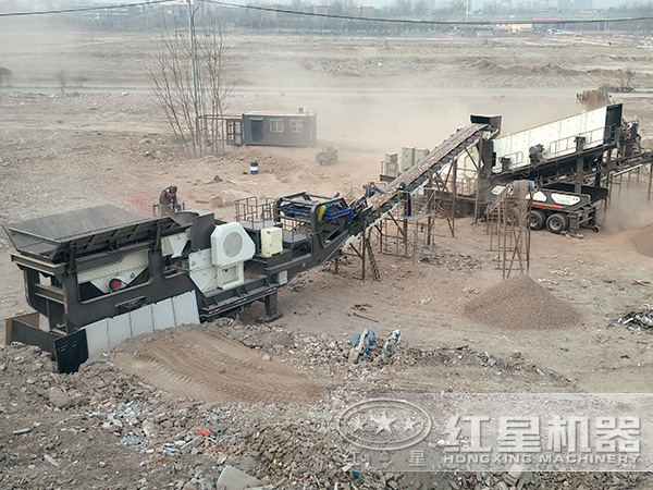 年处理615万吨移动嗑石机产量高价格优 让建筑垃圾变废为宝