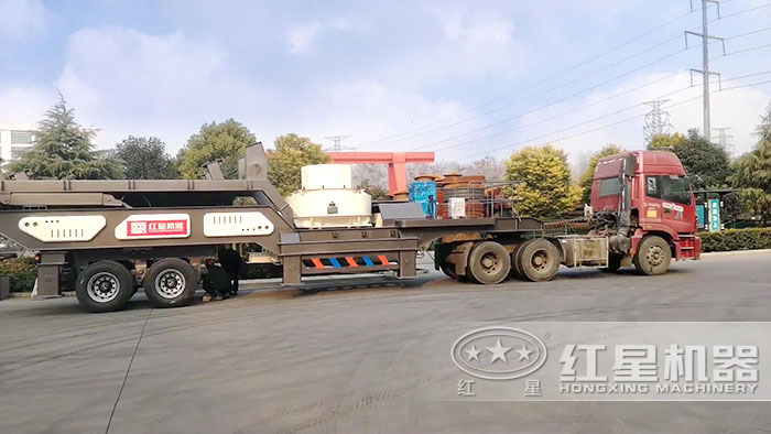 时产120吨HX3S1848T71车载打沙机参数详情一台需要多少钱？