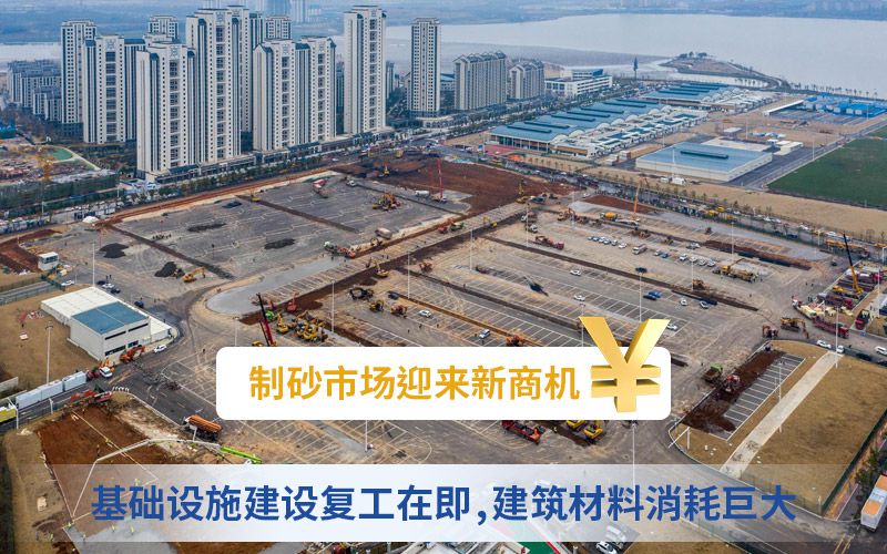 基础设施建设复工在即，制砂市场迎来新商机