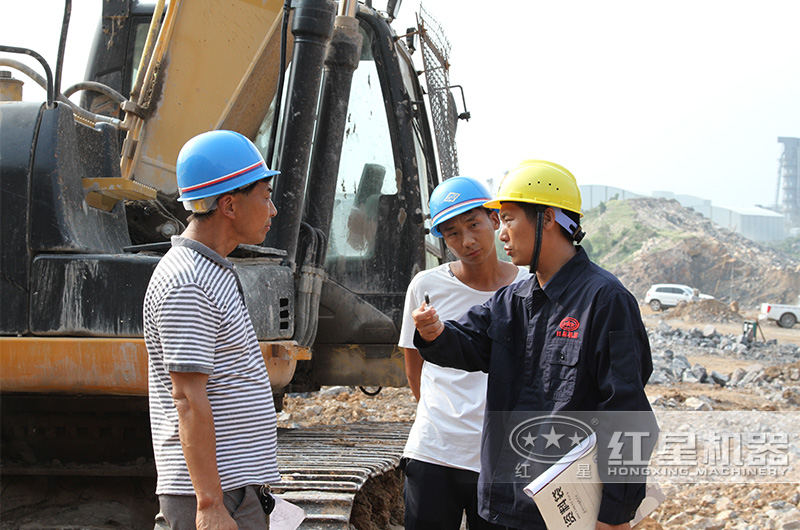 红星技术人员参与现场建设进度管理